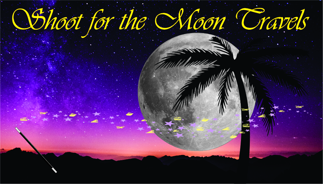 Shoot For The Moon Travels logo
